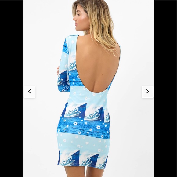 Boz Terry Long Sleeve Dress - Picture 2 of 5